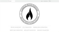 Desktop Screenshot of candleswithpurpose.com